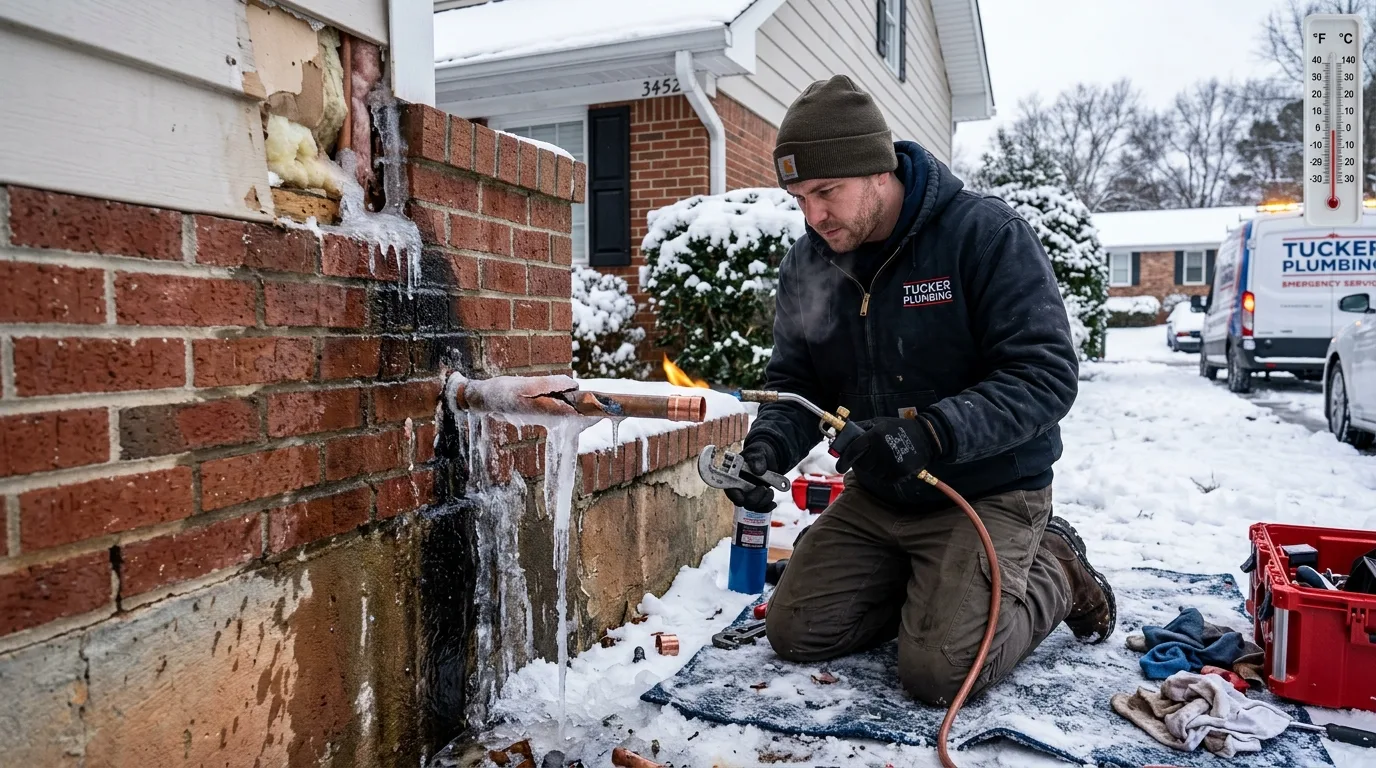 Burst Pipe Repair in Tucker, GA: Winter Freeze Preparation Guide